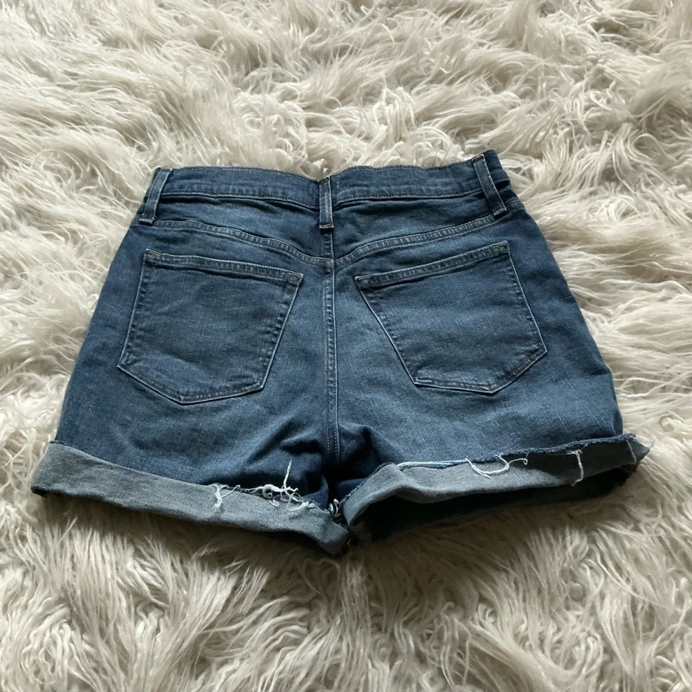 J Crew Classic Denim Short In Dark Pacific Blue‎ Wash